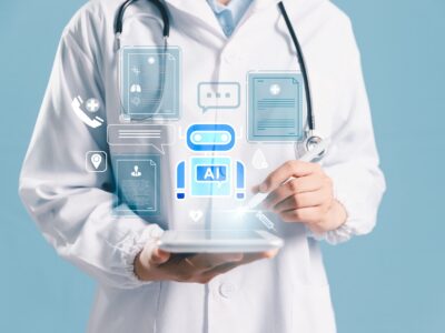 AI assistant supports online medical consultation and telemedicine, using artificial intelligence and analytics to enhance healthcare, improve remote patient care, advance digital health solutions.